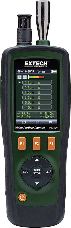 Extech VPC300 VPC300 Video Partikelzähler 6-Kanal-Partikelzählung