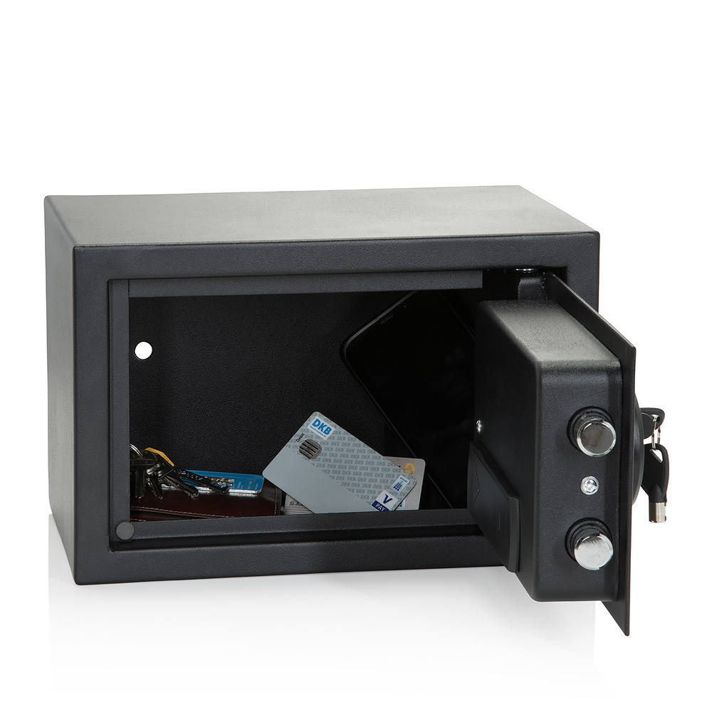 Hjh Office Safe Tresor Wertschutzschrank Schwarz 85l Elektronisch Zahlencode B-Ware