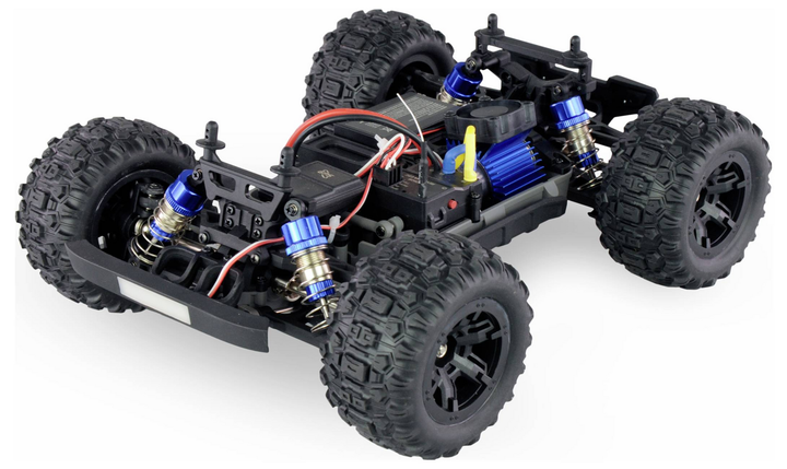 Amewi Hyper Go Advanced Go Blau Brushed 1:16 Rc Modellauto Elektro Monstertruck  B-Ware