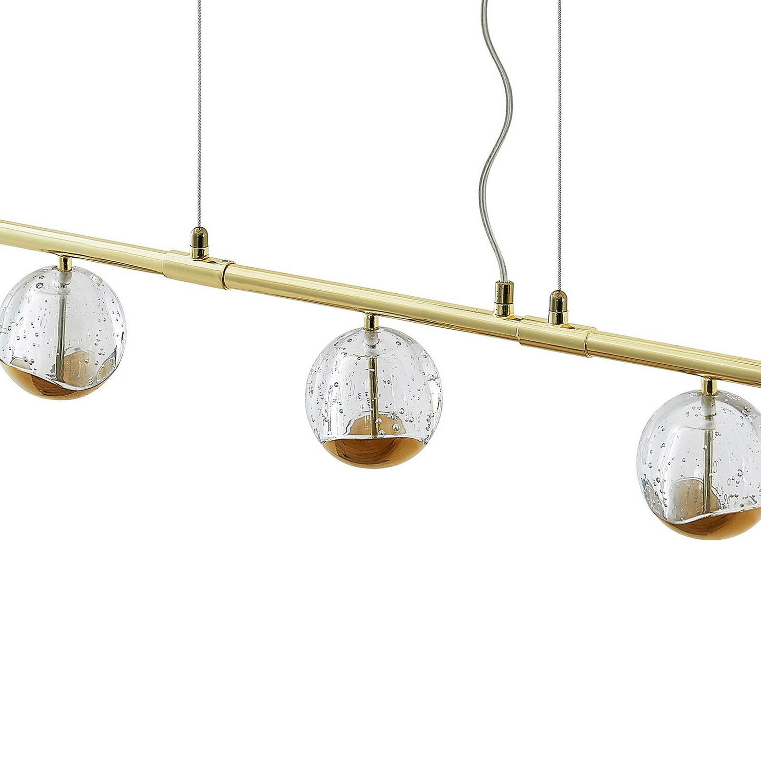 Lucande Kilio Led Hängeleuchte Pendelleuchte Deckenlampe Leuchte 7 Flammig Gold B-Ware - 4251911744040
