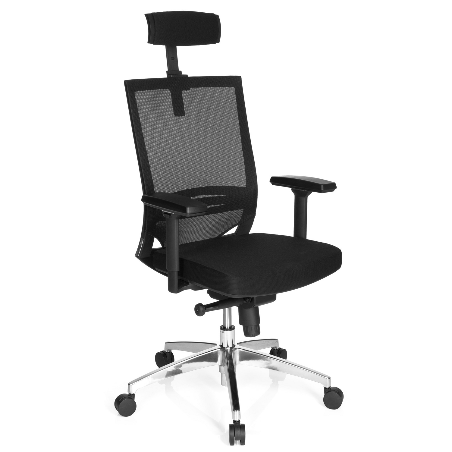 Hjh Office Bürostuhl Chefsessel Porto Max High Sitz Stoff Rücken Netz Schwarz89 B-Ware