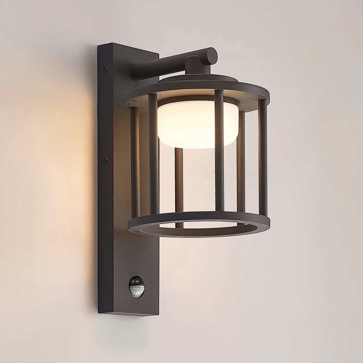 B-Ware Lucande Berenike Außenwandleuchte Wandleuchte Wandlampe Lampe Licht Mit Sensor