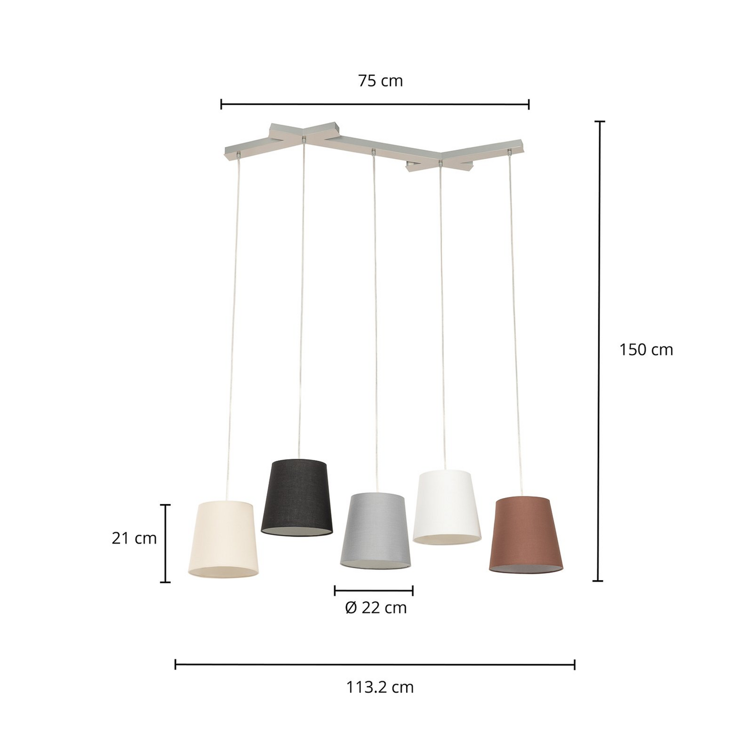 Lucande Thamila Hängeleuchte Hängelampe Leuchte Lampe Pendelleuchte Licht B-Ware - 4251911746686