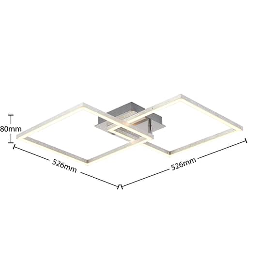 Lindby Semih LED-Deckenlampe Deckenlampe Deckenlicht Wohnzimmerleuchte LED