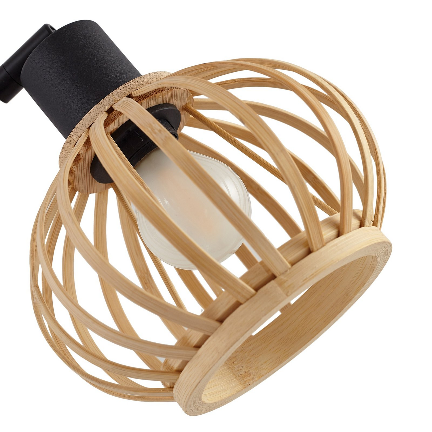 B-Ware Lindby Stehleuchte Lielle Bambus Natur 190 Cm Stehlampe Lampe Leuchte Spot Li854