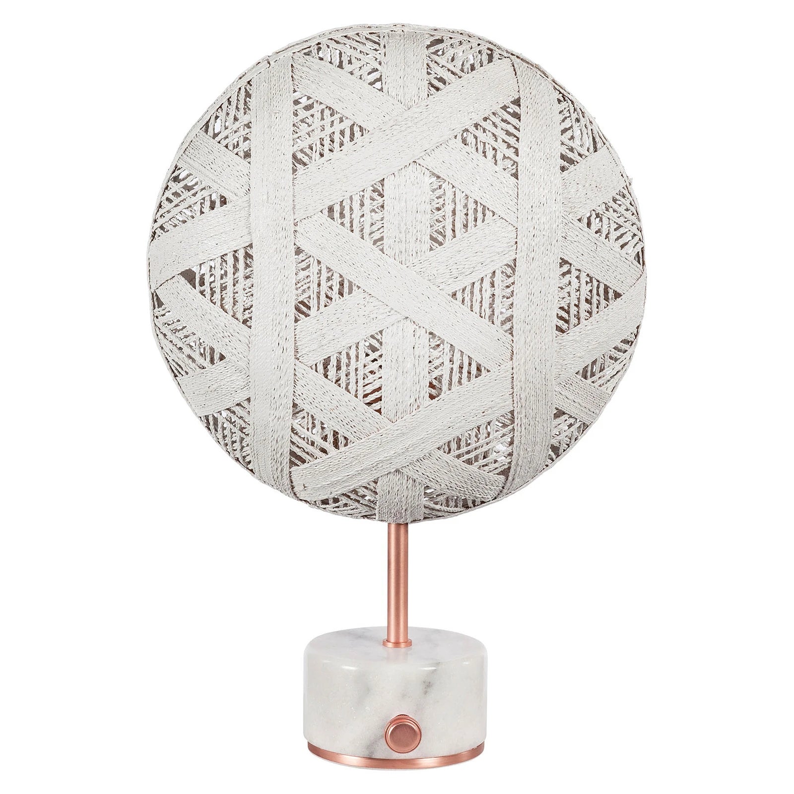Forestier Chanpen S Hexagonal Tisch Tischlampe Tischleuchte Leuchte kupfer/weiß - 3700663913019