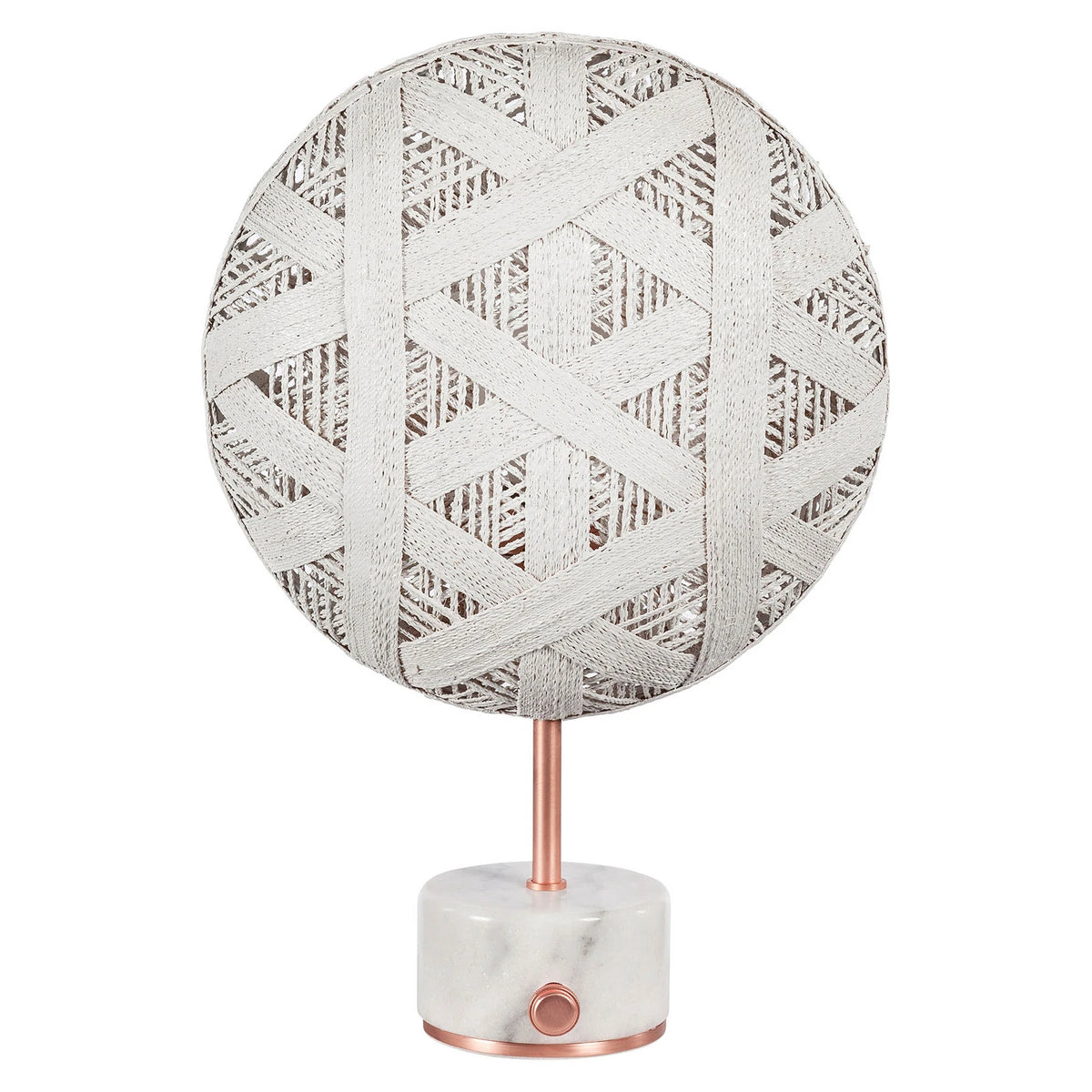 Forestier Chanpen S Hexagonal Tisch Tischlampe Tischleuchte Leuchte kupfer/weiß - 3700663913019