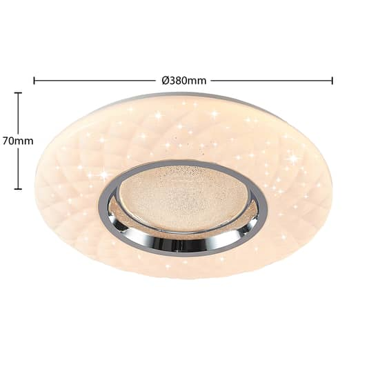 Lindby Illaria LED-Deckenleuchte RGBW Smart Deckenleuchte Deckenlampe Leuchte474