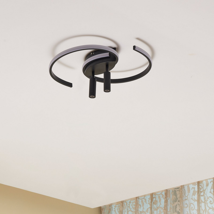 Lindby Chukira LED-Deckenlampe Deckenleuchte Leuchte Lampe Schlafzimmerlampe