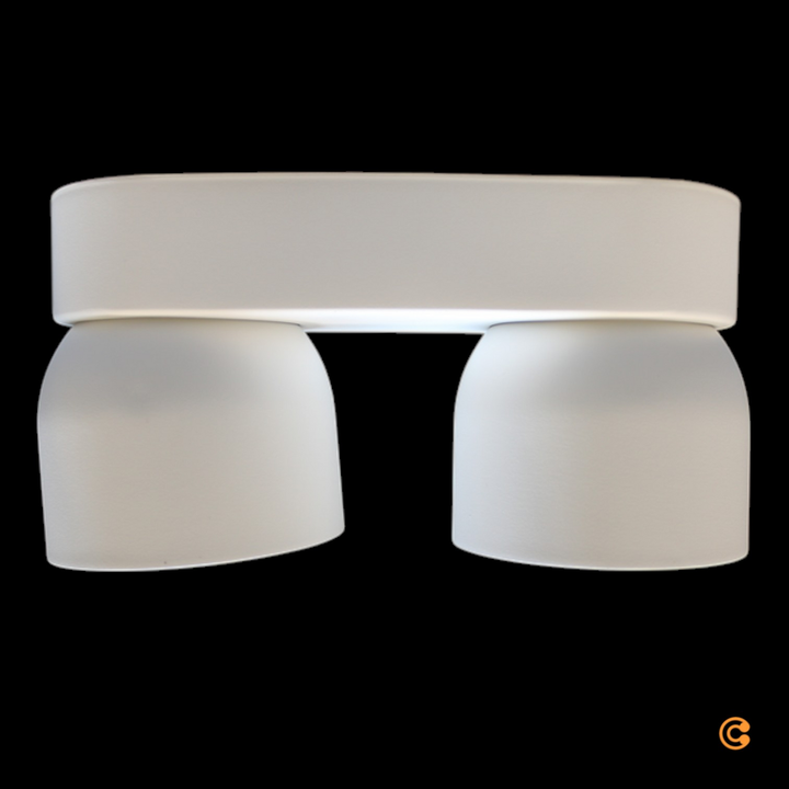 Nordlux Downlight Pitcher Gu10 Zweiflammig Metall Weiß Deckenlampe Deckenleuchte B-Ware
