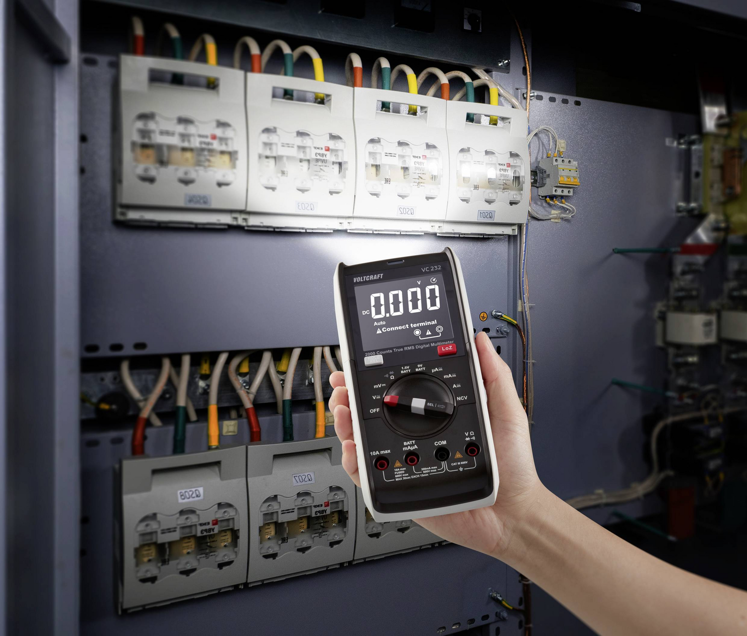B-Ware Voltcraft Vc232 Hand Multimeter Digital  Cat Iii 600 V Messgerät Messwerkzeug70