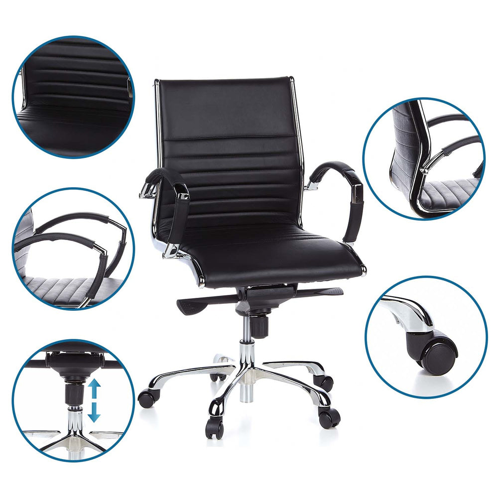hjh OFFICE Chefsessel Bürostuhl Stuhl Drehstuhl Schreibtischstuhl Drehsitz - 4260182538470