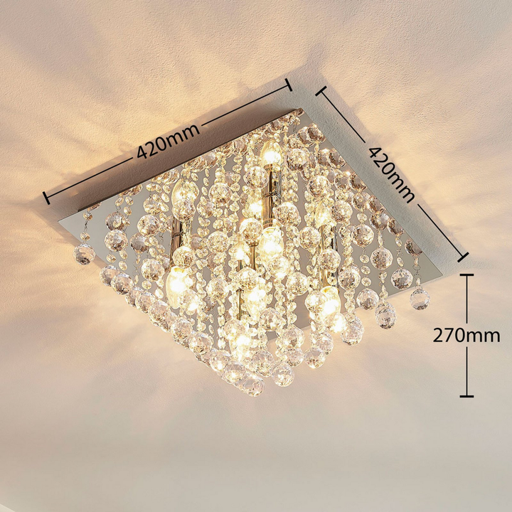 Lindby Annica Deckenlampe Deckenleuchte Lampe Leuchte Licht Acrylbehang Sil33 B-Ware