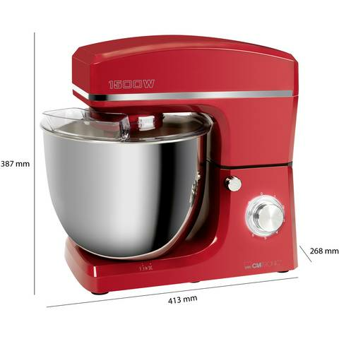 B-Ware Clatronic Küchenmaschine Rührmaschine Knetmaschine Teigmaschine Km 3765 Rot