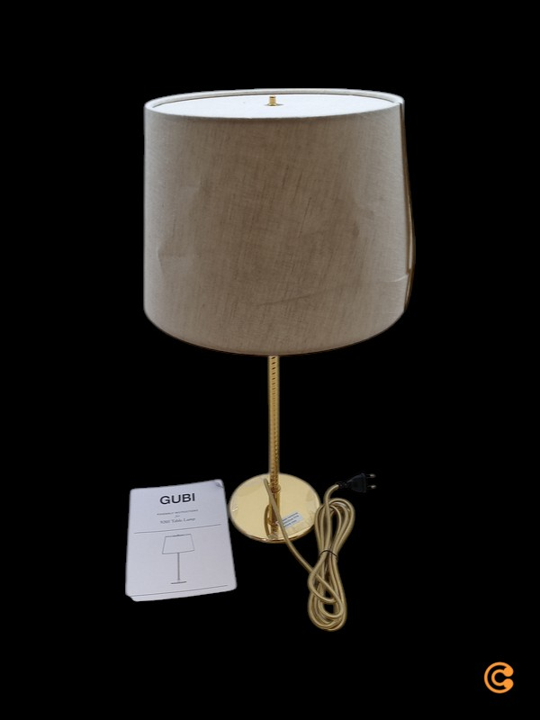 Gubi - 9205 Tischleuchte Canvas Messing Leselampe Lampe Leuchte SIEHE TEXT/FOTO