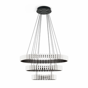 B-Ware Led Pendelleuchte Mansion, Dimmbar Lampe Leuchte Ip20 126 W 230 V Led Eisen Alu
