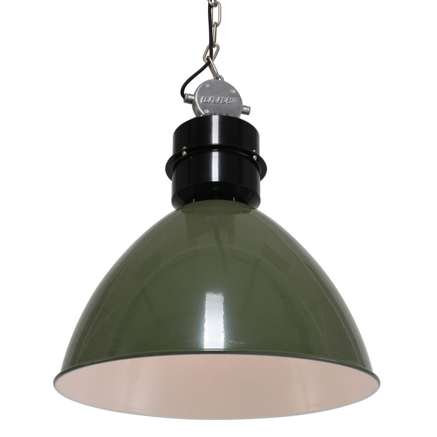 B-Ware Steinhauer Olivgrüne Pendelleuchte Frisk Hängeleuchte Lampe Im Industrie Design
