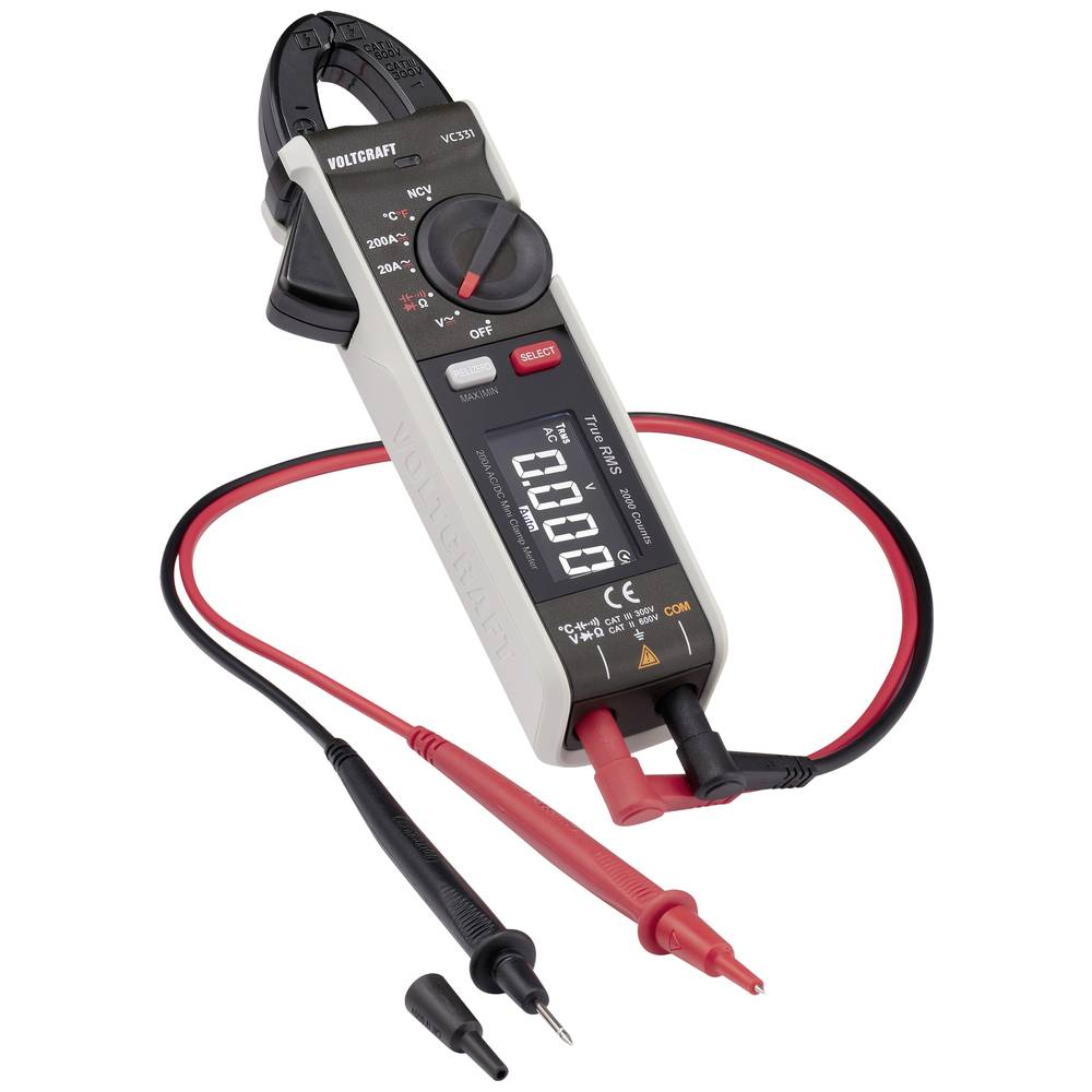 B-Ware Voltcraft Cat Ii Vc 331 Stromzange Strommesser Multimeter Strom Messer Zange