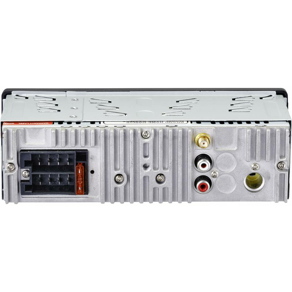 Autoradio Renkforce RF ARA 300 DAB+ Bluetooth USB SD AM FM (réf. 972) avec antenne DAB.