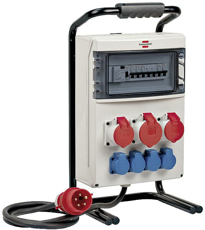 B-Ware Brennenstuhl Baustromverteiler Bsv Tragbarer Stromverteiler 4 400 V Steckdose
