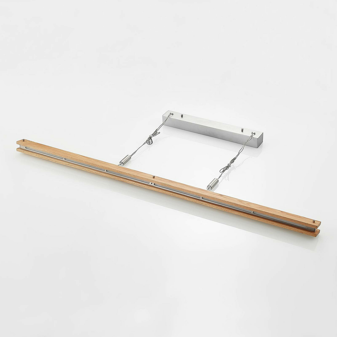 Lindby Alimara Led Holz Hängeleuchte Wohnzimmerleuchte Pendelleuchte Deckenla563 B-Ware