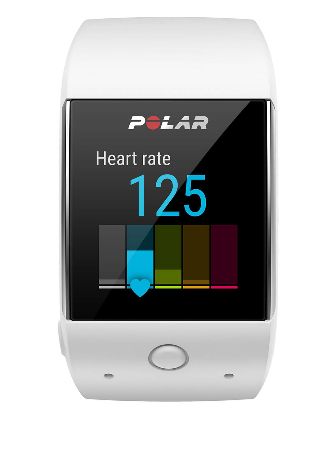 POLAR Smartwatch POLAR M600 weiß Puls Fitness Aktivität Schlafmessung Bluetooth