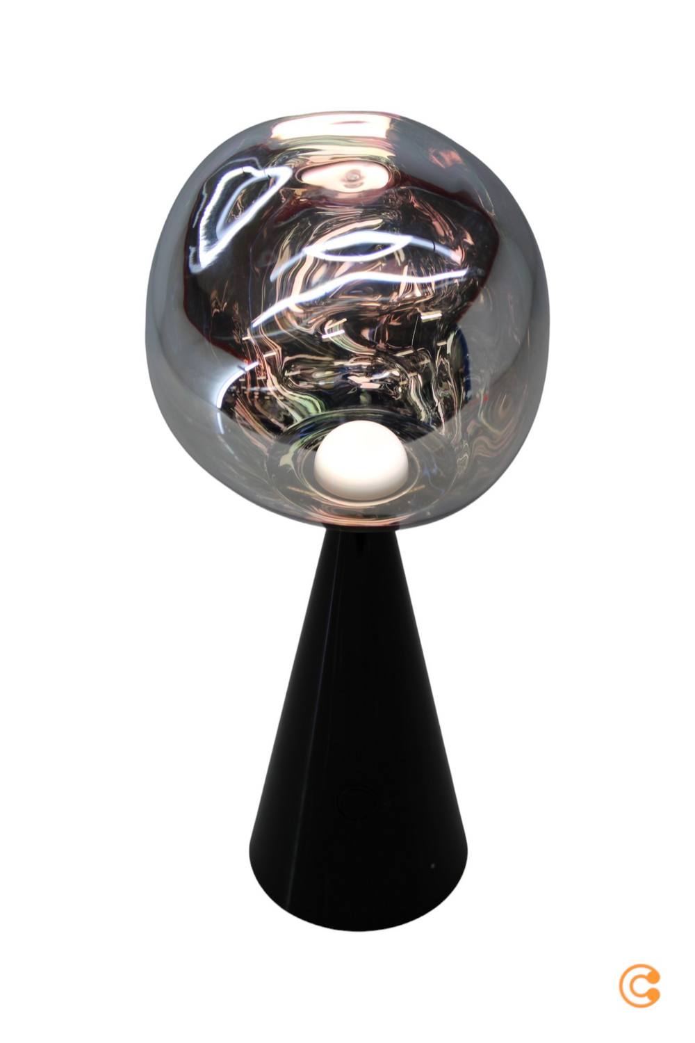 Tom Dixon Melt Portable Akku Tischleuchte Tischlampe Tischlicht Leuchte Schwarz B-Ware