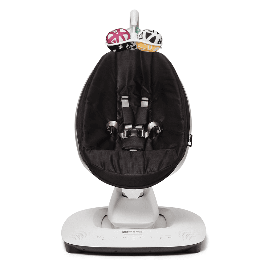4moms mamaRoo 5 bewegungsbasierte Babyschaukel Smart-Home-Funktion Classic Black