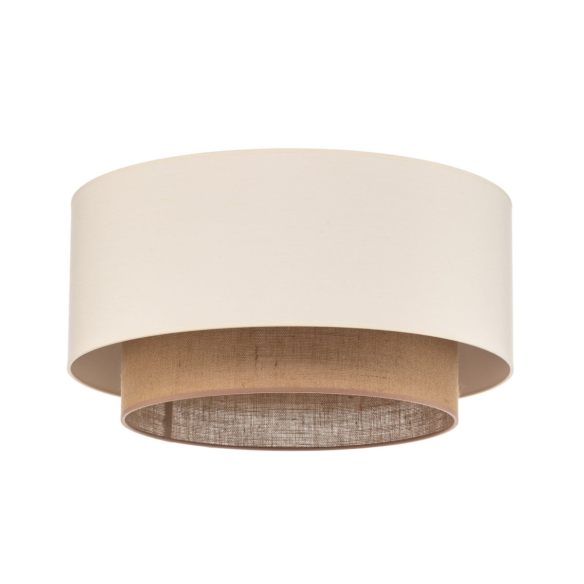 Duolla Deckenlampe Boho Deckenlampe Deko-Deckenlicht E27 Ø 60 cm ecru Jute - 5903689189651