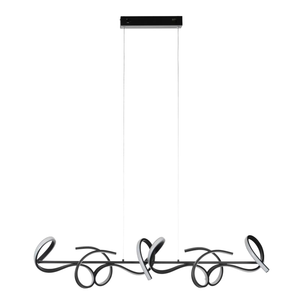 B-Ware Lindby Zaylee Led Hängelampe Dimmbar Schwarz Pendelleuchte Leucht Deckenlampe