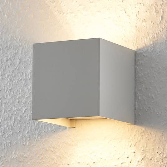 Arcchio Wandleuchte Wandlampe Zuzana weiß Aluminium eckig G9 Leuchte 10 cm - 4251096545173