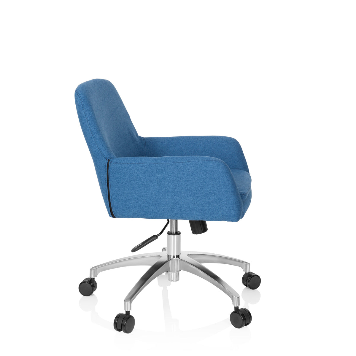 hjh OFFICE Bürostuhl Drehstuhl Stuhl SHAKE 400 Stoff Stoffsessel Blau - 4251084670870