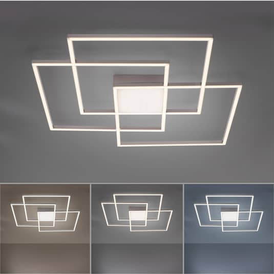 Leuchten Direkt LED-Deckenlampe Lampe Leuchte Deckenleuchte Asmin CCT Quadrate