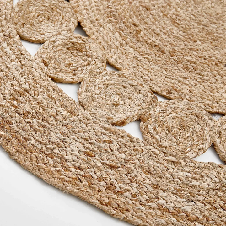All Nature Hanfteppich Mit Lochmuster Teppich Bodenteppich Bodenbelag B-Ware