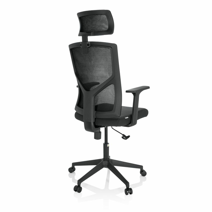 hjh OFFICE Bürostuhl Drehstuhl BRETON B schwarz Schreibtisch Netzstoff Computer