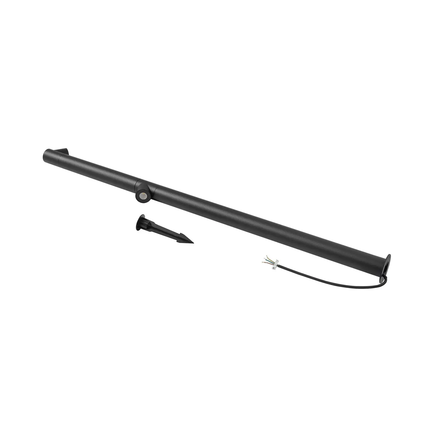 B-Ware Lindby Wegeleuchte Gartenlampe Led Luzian Anthrazit Erdspieß Eisen Glas 120cm82