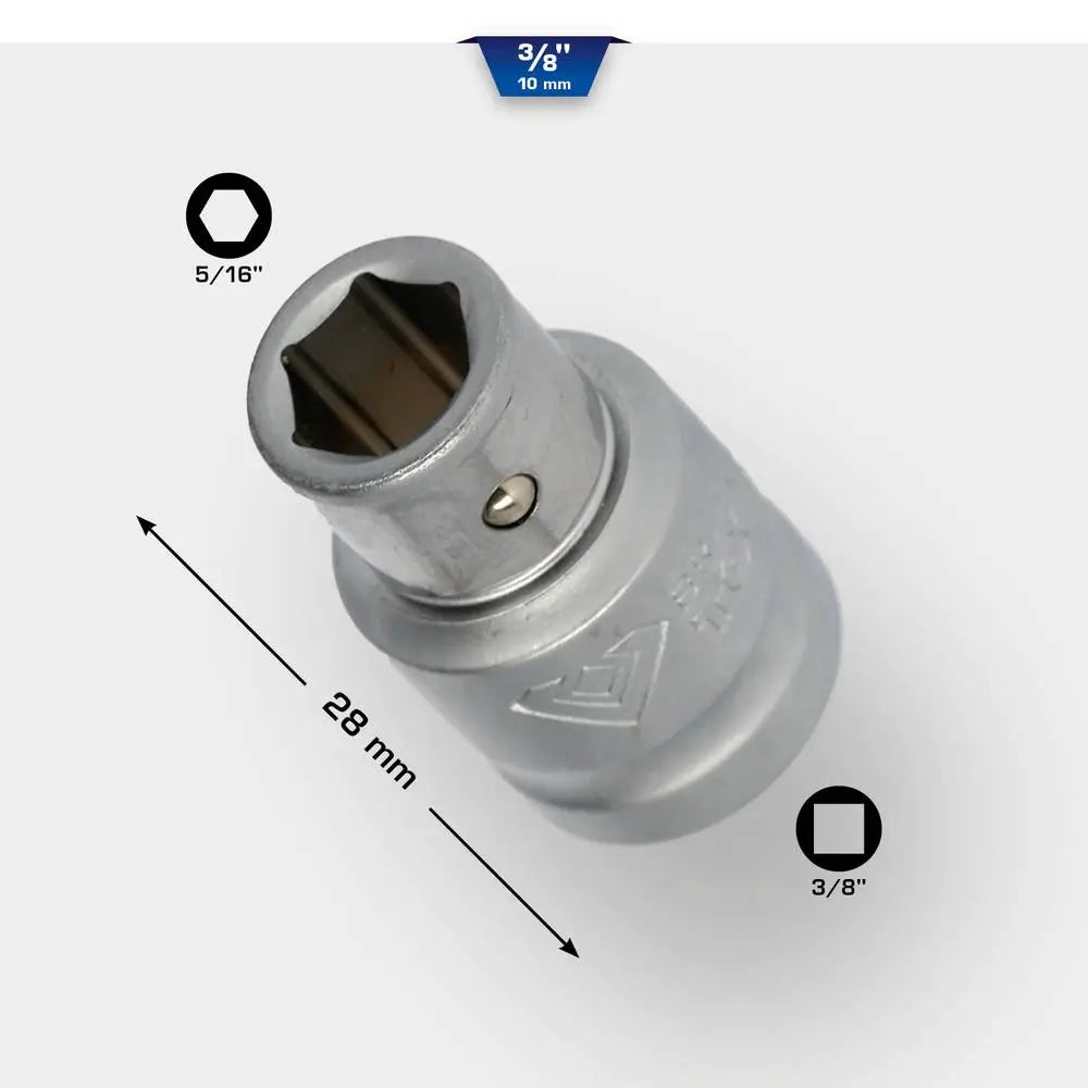 B-Ware Brilliant Tools Bit Adapter Aufsatz Bitadapter 3 8 Zoll 10 Mm 28 Mm 11 Stück - 4042146775790