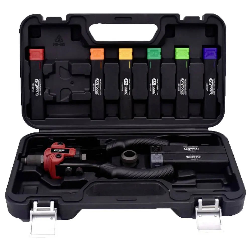B-Ware Ks Tools Nietzange Blindnietzange Set Nietmutternsatz Zange Koffer Satz 15teilig - 4042146864456