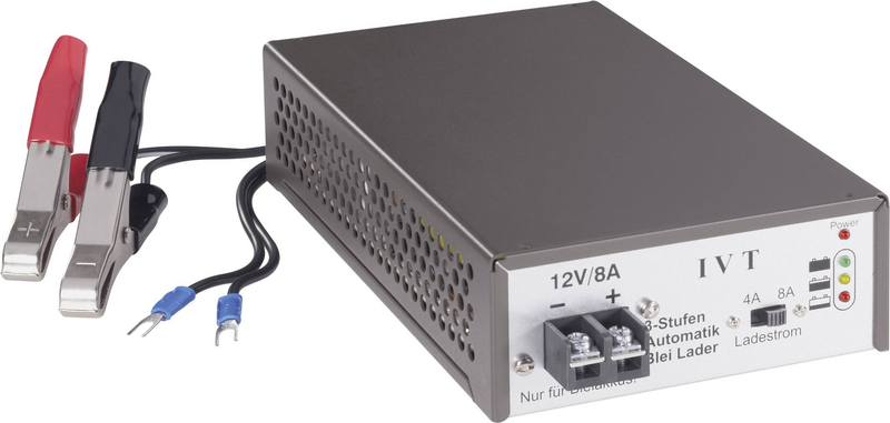 Ivt Bleiakku Ladegerät 3 Step 12 V/4 A/8 A 12 V Blei Säure Blei Gel Siehe Text/Foto B-Ware - 4030072900188