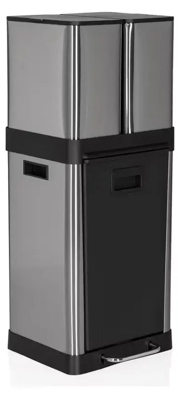 B-Ware Hjh Office Mülleimer Abfalleimer Clean Silber Metall Edelstahl 32 L - 3001591072