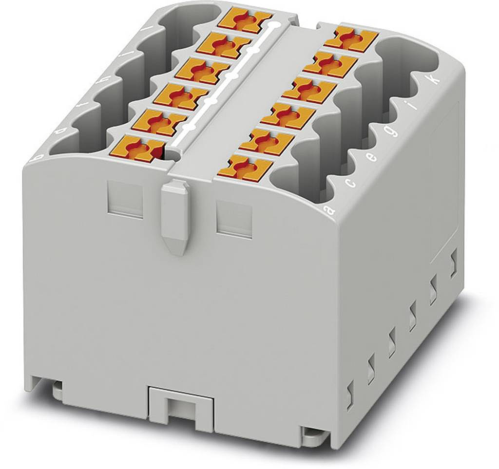 B-Ware Phoenix Contact Ptfix 12 X2,5 Gy 3273286 Verteilerblock 8 St 0.14mm² 2.50mm² Grau - 4055626392097