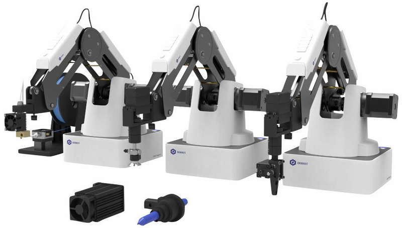 Dobot Magician Plus DT-MG-4R005-02E+ Roboterarm Bausatz Robotik Industrieroboter