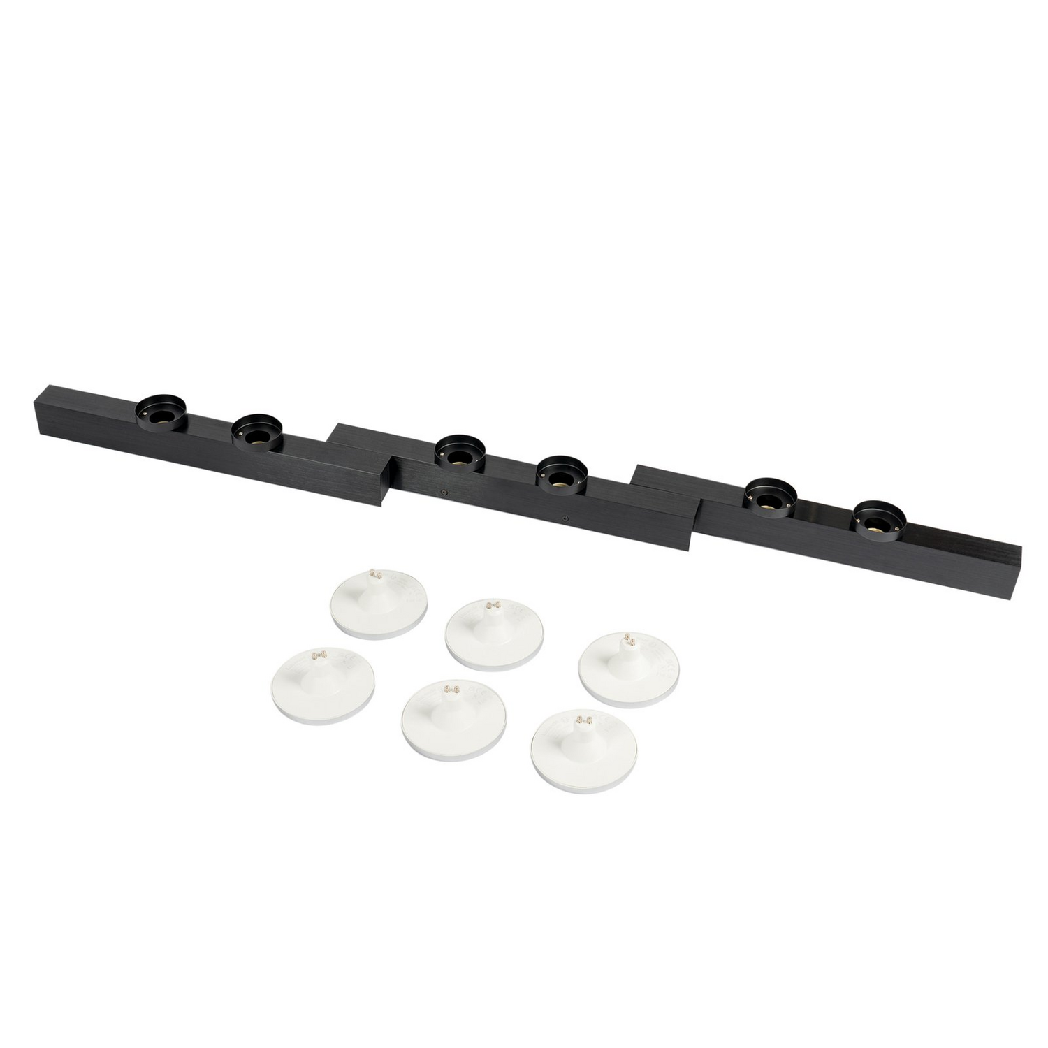 Lucande Kellino Deckenleuchte Deckenlampe Deckenlicht Leuchte 6 Flammig Schwarz B-Ware - 4251911756647