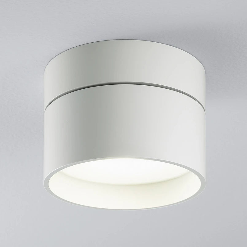 Egger DLS LED-Deckenleuchte Piper, Ø 11 cm, weiß - 3023055
