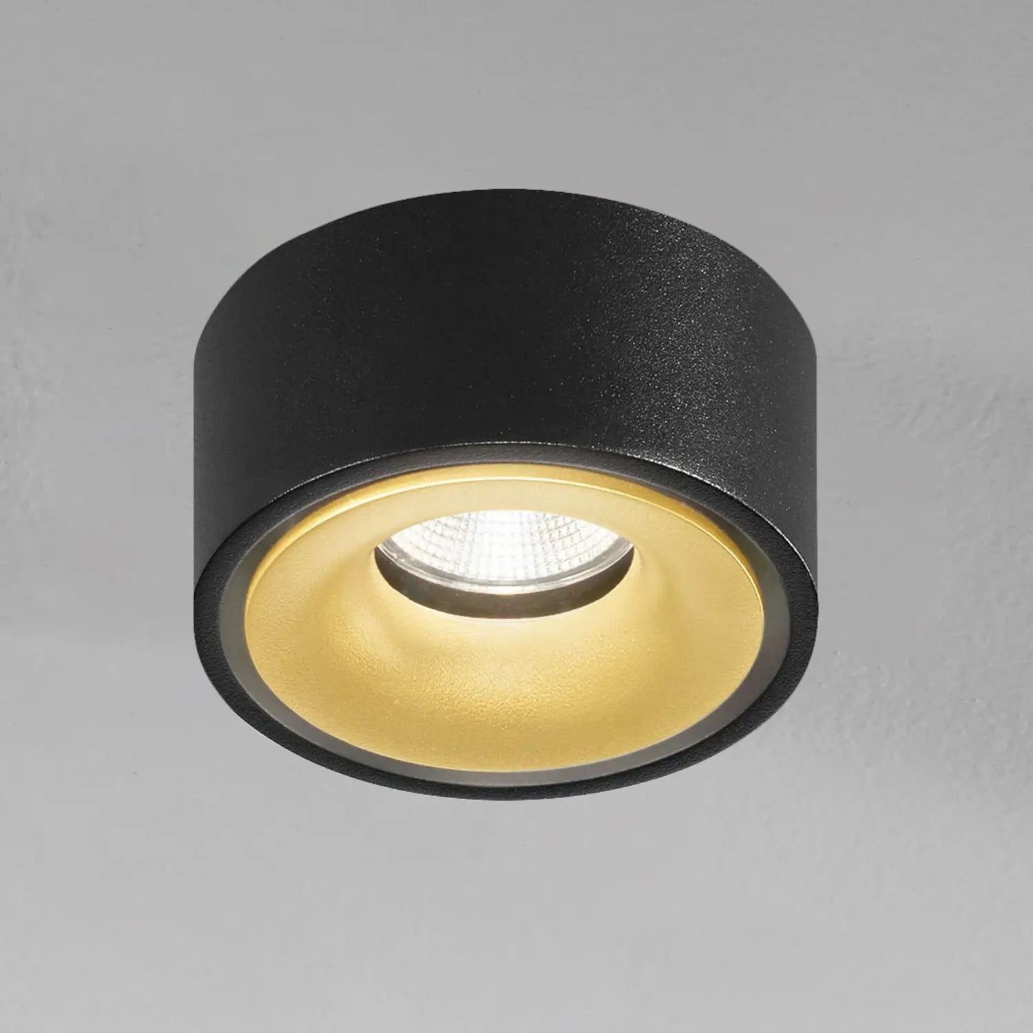 B-Ware Egger Einbaustrahler Spot Clippo Led Schwarz Gold Aluminium Warmweiß Dimmer - 3023178