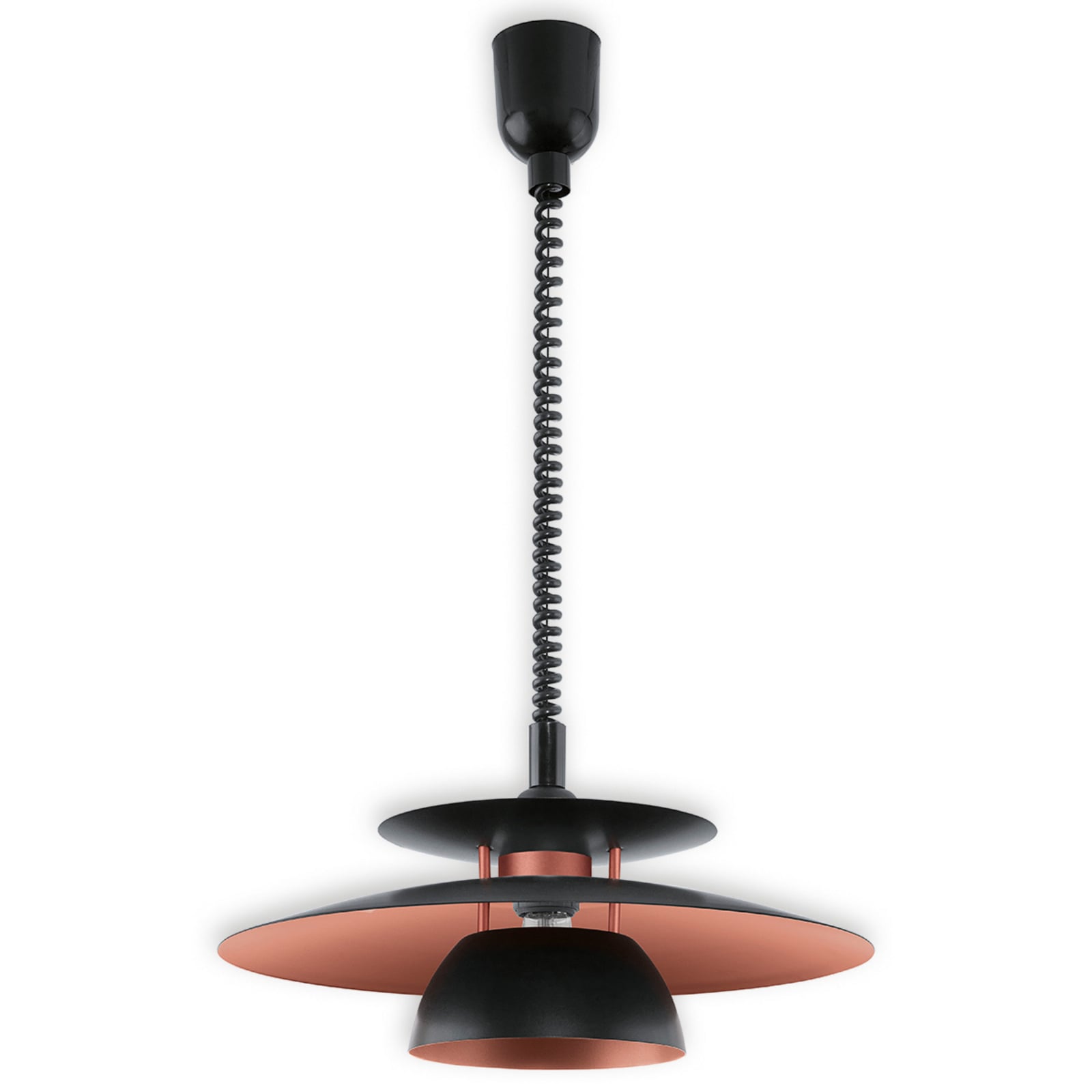 Eglo Hängeleuchte Brenda LED Pendelleuchte dimmbar schwarz kupfer 110cm Höhe - 9002759316662