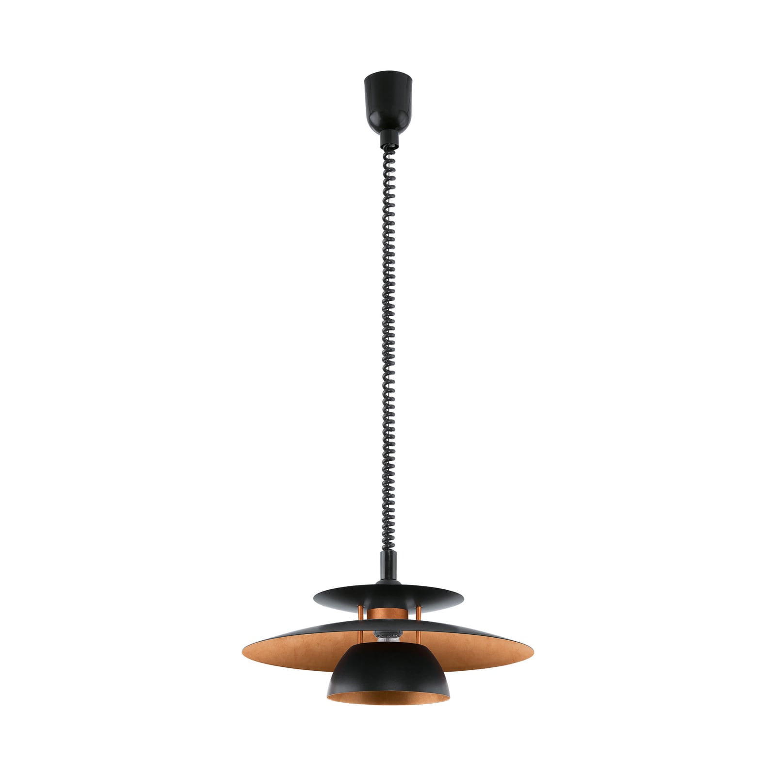 Eglo Hängeleuchte Brenda LED Pendelleuchte dimmbar schwarz kupfer 110cm Höhe - 9002759316662