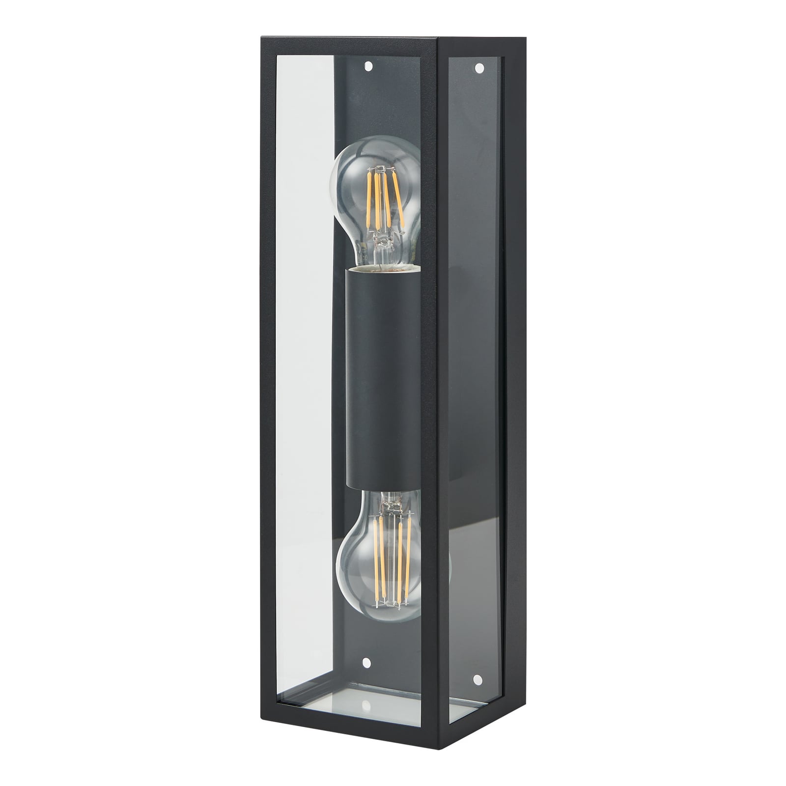 Eglo Bad-Wandleuchte Amezola Designer Wandleuchte 2-flammig dimmbar schwarz IP44 - 9002759991241