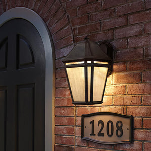 B-Ware FEISS Kastanienbraune Außenwandlampe Londontowne IP44 E27 75W 1,5kg