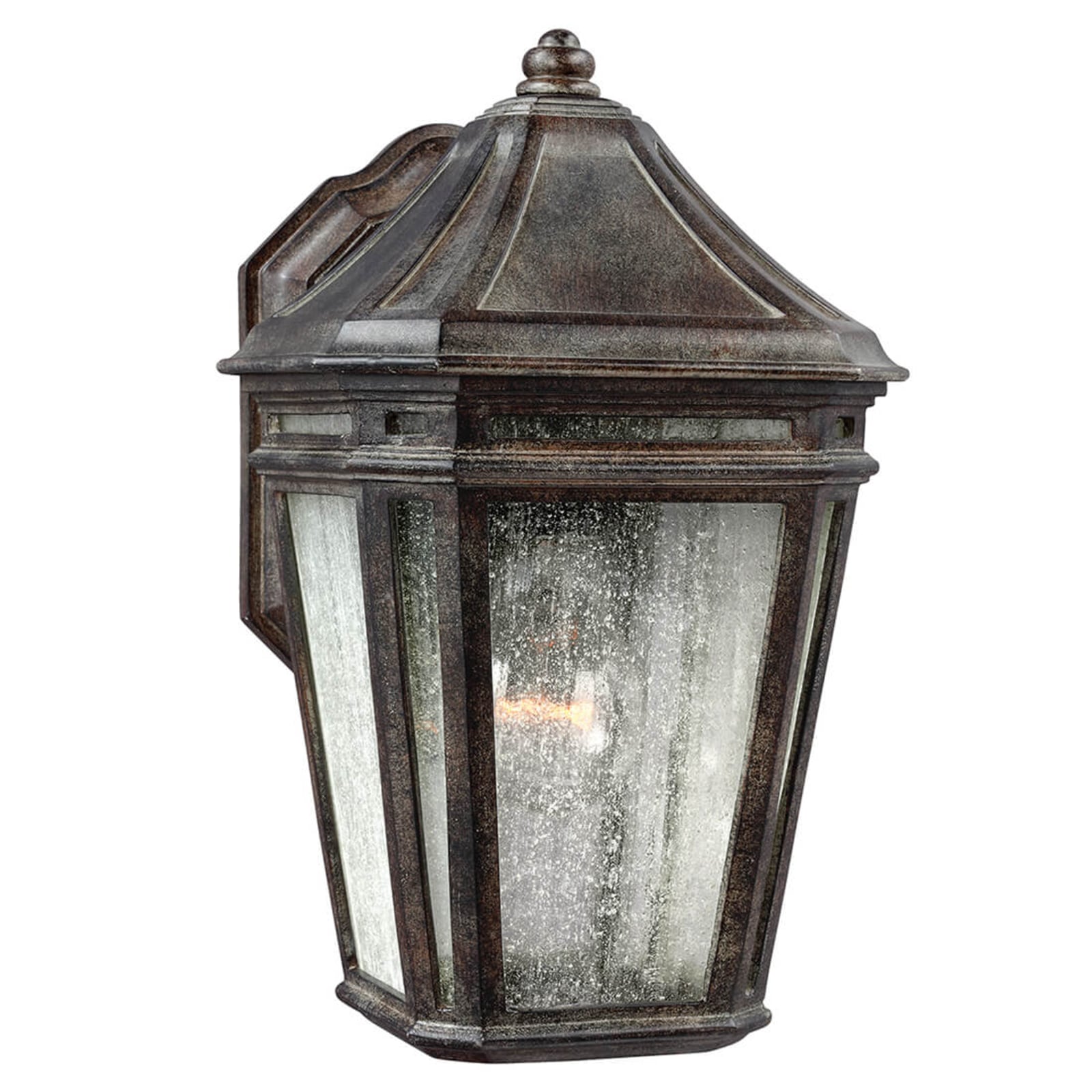 FEISS Kastanienbraune Außenwandlampe Londontowne IP44 E27 75W 1,5kg - 5024005283614